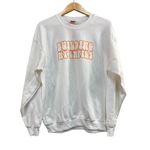 The Fem Em Sweaters - Building My Empire Crewneck Sweatshirt Small